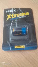 2x CR123A Batterijen - Xtreme Lithium Power, Ophalen of Verzenden, Nieuw, Oplaadbaar