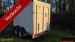 Humbaur Playwood gesloten aanhanger met laadklep ZGAN!, Gebruikt