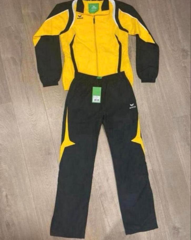 Erima trainingspak maat XS, Kleding | Heren, Sportkleding, Nieuw, Voetbal, Maat 46 (S) of kleiner, Zwart, Ophalen of Verzenden