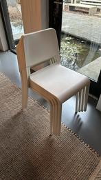 4 stoelen IKEA Teodores wit, Huis en Inrichting, Stoelen, Ophalen, Wit, Zo goed als nieuw, Vier