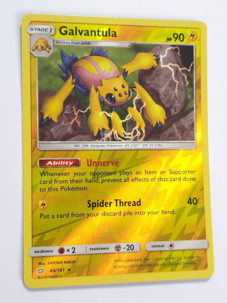 Pokémon - Team Up - Galvantula - 48/181 - Reverse Holo, Verzenden, Zo goed als nieuw, Losse kaart, Foil