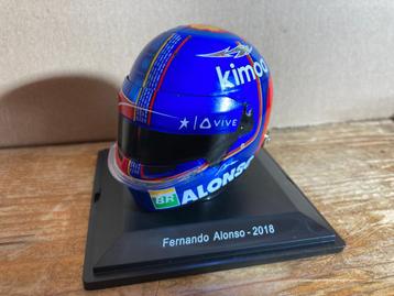 ✅ Fernando Alonso 2018 1:5 helm Mclaren Honda 1/5 helmet F1