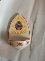 Vintage Wijwaterbakje met afbeelding, Ophalen of Verzenden