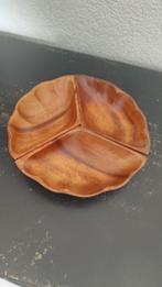 Vintage bakjes schaaltjes teak 3x, Huis en Inrichting, Keuken | Servies, Overige materialen, Gebruikt, Ophalen of Verzenden, Schaal of Schalen