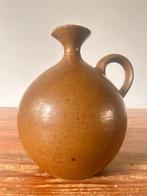 Geoorde Vaas / kan - keramiek - handgemaakt, Ophalen of Verzenden