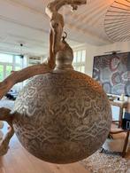 Zenza Marokkaanse Hanglamp Metaal Design, Huis en Inrichting, Lampen | Hanglampen, 50 tot 75 cm, Boldiameter 60cm/ totale hoogte inclusief hangdetail 83cm