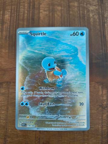 Pokemon Squirtle 170/165 Illustration Rare beschikbaar voor biedingen