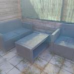 Tuinmeubelset Wicker, Tuin en Terras, Tuinsets en Loungesets, Ophalen, Gebruikt, 3 zitplaatsen, Bank