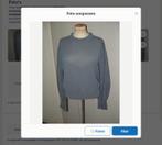 Samsoe Samsoe dida mock neck top maat M Blue Mirage, Maat 38/40 (M), Blauw, Ophalen of Verzenden, Zo goed als nieuw