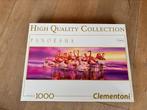 Puzzel 1000 stukjes - Flamingo's, Ophalen of Verzenden, 500 t/m 1500 stukjes, Zo goed als nieuw, Legpuzzel
