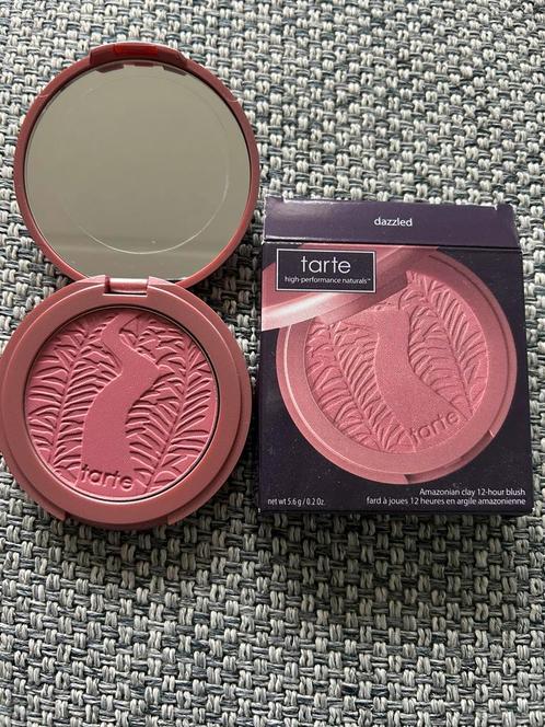 Tarte Amazonian Clay 12-hour blush in Dazzled- Nieuw!, Sieraden, Tassen en Uiterlijk, Uiterlijk | Cosmetica en Make-up, Nieuw