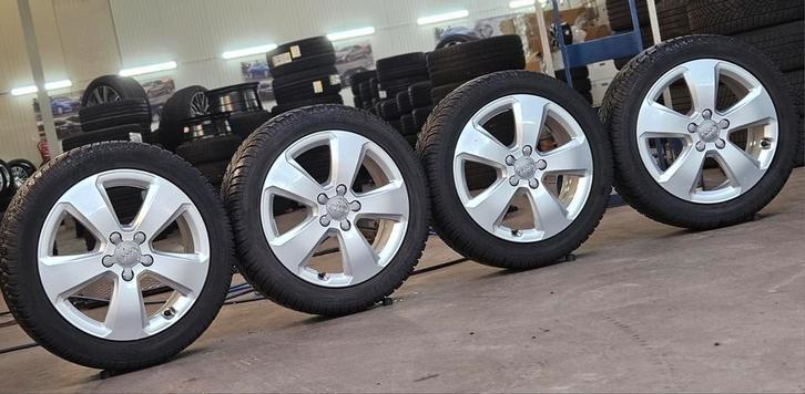 Nette 17" Orig AUDI A3 TT Velgen+GOEDE Winterbanden 5x112, Auto-onderdelen, Banden en Velgen, Banden en Velgen, Winterbanden, 17 inch