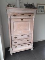 Secretaire lichte kleur, Huis en Inrichting, Kasten | Secretaires, Ophalen, Gebruikt, Vintage