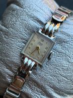 Lanco 15 jewels retro opwind horloge, Sieraden, Tassen en Uiterlijk, Overige merken, Staal, Met bandje, Polshorloge