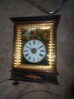 Antieke klok met Schilderij meer dan 100 jaar oud, Ophalen of Verzenden