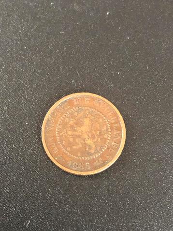 1/2 Cent 1885 - Koning Willem 3 beschikbaar voor biedingen