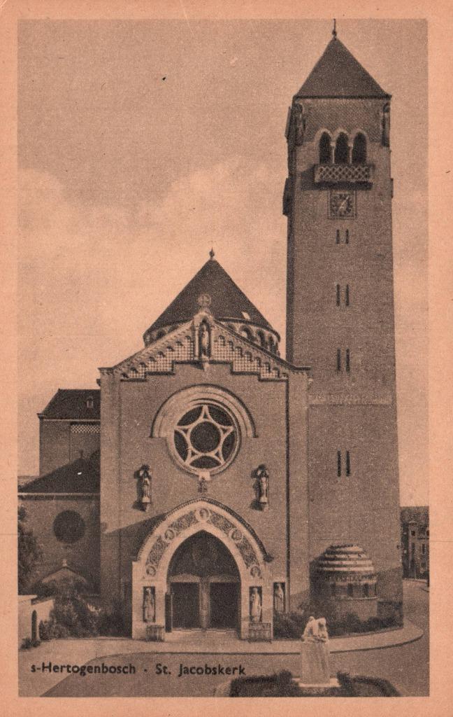 's-Hertogenbosch St. Jacobskerk  130165, Verzamelen, Ansichtkaarten | Nederland, Ongelopen, Noord-Brabant, Verzenden