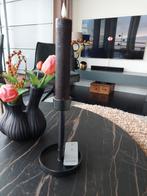 Zwarte Kandelaar met LED Kaars & Afstandsbediening, Huis en Inrichting, Woonaccessoires | Kandelaars en Kaarsen, Zwart, Nieuw