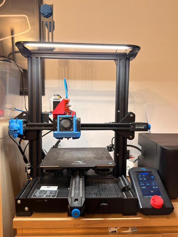 3D printer met extra spullen, Computers en Software, 3D Printers, Zo goed als nieuw, Ophalen