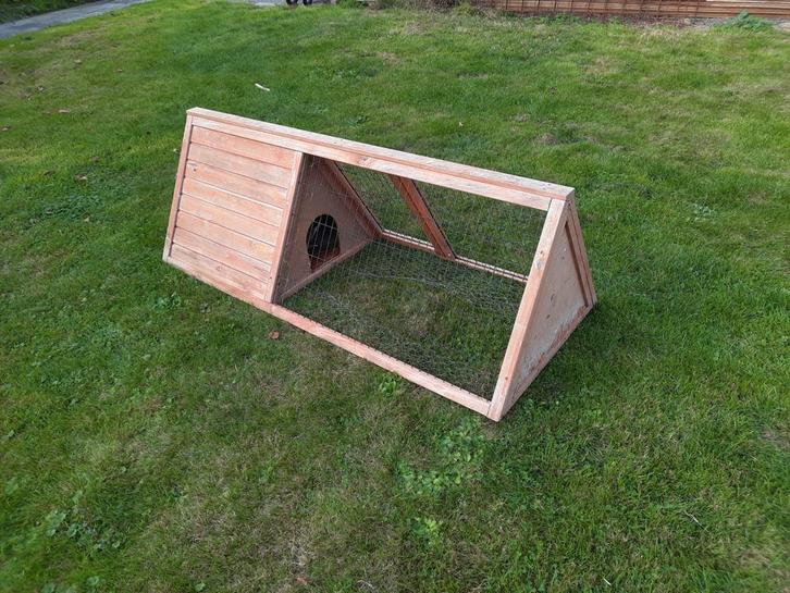 Konijnenren, Dieren en Toebehoren, Knaagdieren en Konijnen | Hokken en Kooien, Gebruikt, Ren, 60 tot 90 cm, 110 cm of meer, Ophalen