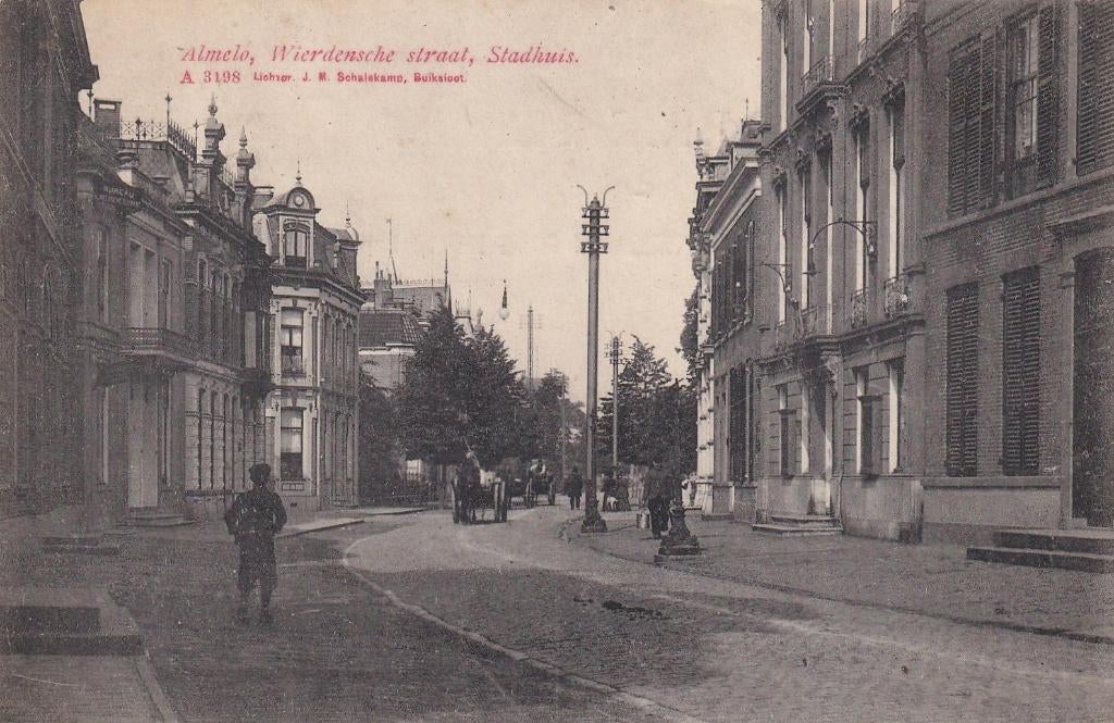Almelo, Schalekamp., Verzenden, Voor 1920, Gelopen, Overijssel