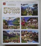 Legpuzzel King - Landscape. 5x 1000 stukjes in één doos, Verzenden, 500 t/m 1500 stukjes, Zo goed als nieuw, Legpuzzel