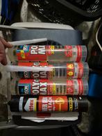 Polymax Bison 3x crystal express lijm en 1x Pattex Polymer, Doe-het-zelf en Verbouw, Isolatie en Afdichting, Overige materialen