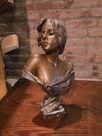 Societe des Bronzes de Paris brons beeld Seule E. Villanis, Antiek en Kunst, Ophalen of Verzenden