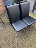 Eten tafel stoelen zwart, Ophalen, Gebruikt