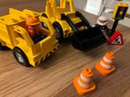 Duplo Kiepwagen, Graafmachine & Politie, Kinderen en Baby's, Speelgoed | Duplo en Lego, Ophalen of Verzenden, Gebruikt, Complete set