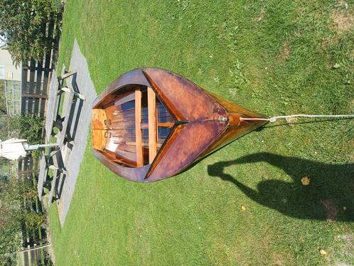 Houten bootje, Watersport en Boten, Kano's, Zo goed als nieuw, Overige typen, Ophalen of Verzenden