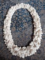 Brocante bloemenkrans/ lijst, Ophalen