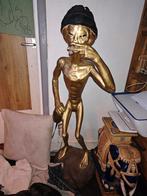 Gouden Alien Beeld - Coffeeshop/Smartshop Decoratie, Antiek en Kunst, Ophalen of Verzenden