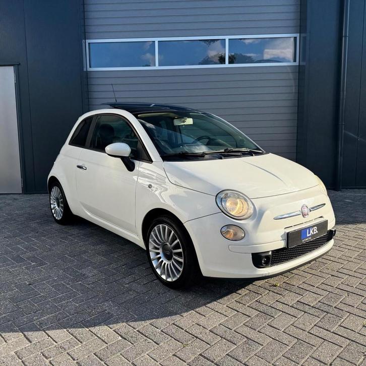 Fiat 500 1.2 Naked Parelmoer wit, Panorama dak, CarPlay, Air, Auto's, Fiat, Bedrijf, Te koop, ABS, Airbags, Airconditioning, Centrale vergrendeling