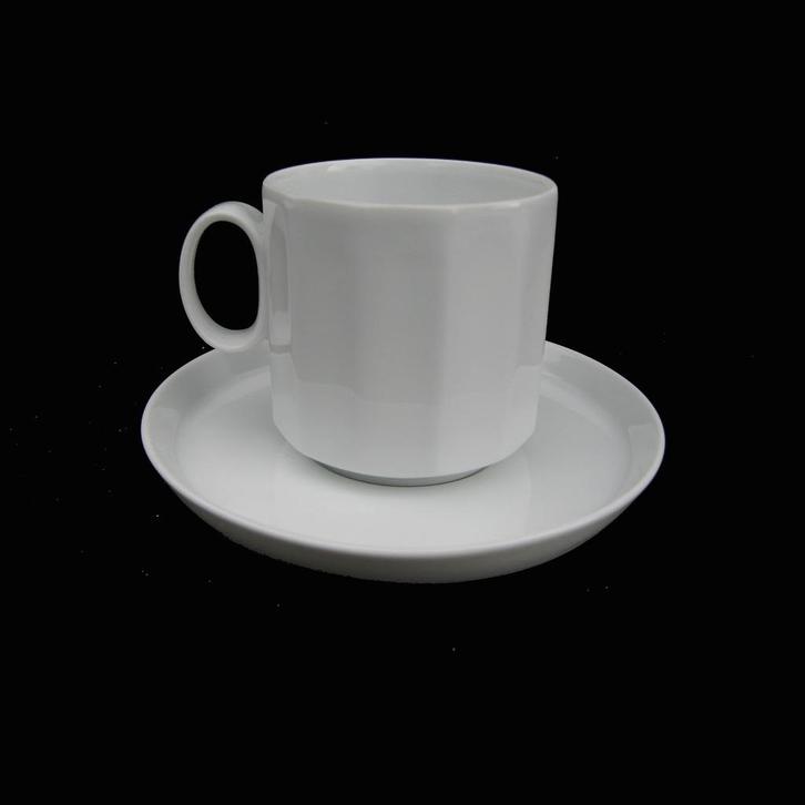 Koffiekoppen en schotels Rosenthal Studio Line Polygon, Huis en Inrichting, Keuken | Servies, Zo goed als nieuw, Kop(pen) en/of Schotel(s)