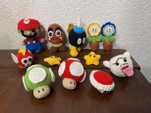 Gehaakte super mario set, amigarumi, Hobby en Vrije tijd, Breien en Haken, Nieuw, Haken, Ophalen of Verzenden