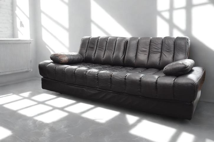 Prachtige vintage De Sede Jaren '70 DS 85 design bank, Huis en Inrichting, Banken | Sofa's en Chaises Longues, Gebruikt, Driepersoons