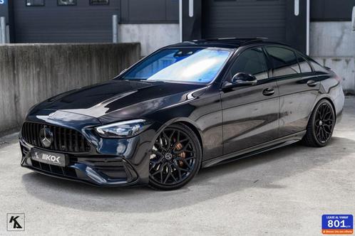 Mercedes-Benz C300 AMG | 2021 | H&R C63S | Premium-Luxe, Auto's, Mercedes-Benz, Bedrijf, Te koop, C-Klasse, 360° camera, ABS, Achteruitrijcamera