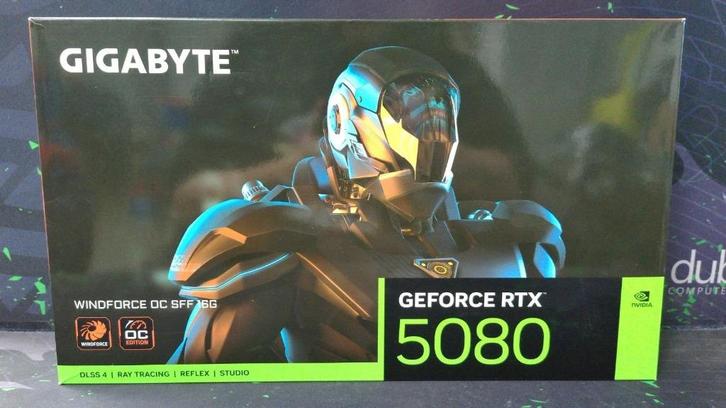 Gigabyte RTX5080 Windforce OC 16GB, Computers en Software, Videokaarten, Zo goed als nieuw, PCI-Express 3.0, GDDR6, Ophalen of Verzenden