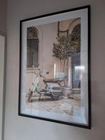Poster met Italiaanse scooter, nieuw in doos, met lijst, Overige soorten