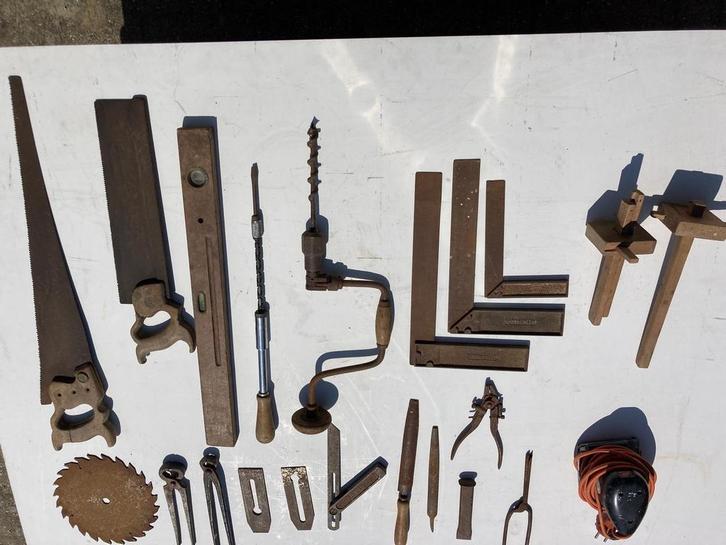 Antiek Gereedschap Collectie, Doe-het-zelf en Verbouw, Gereedschap | Handgereedschap, Gebruikt, Ophalen