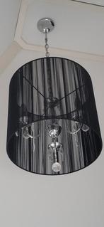 Te koop: kroonluchter Barocco zwart, Ophalen, Zo goed als nieuw, Stof