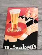 Vintage Heineken poster, Verzamelen, Biermerken, Ophalen of Verzenden, Zo goed als nieuw, Overige typen, Heineken