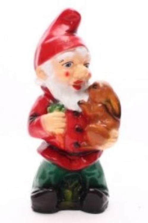 polyester beeld / kabouter met konijn, Tuin en Terras, Tuinbeelden, Nieuw, Tuinkabouter, Kunststof, Ophalen