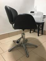 Kappersstoel, Huis en Inrichting, Stoelen, Ophalen, Zwart, Zo goed als nieuw, Metaal