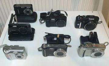 Diverse digitale cameras canon nikon panasonic benq olympus beschikbaar voor biedingen