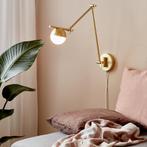 Nordlux Contina moderne Scandinavisch wandlamp, goud, Nieuw, Scandinavisch, Ophalen of Verzenden, Glas