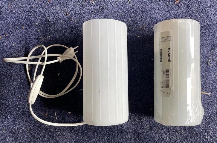 2x ikea kvarna lamp, per stuk te koop, Huis en Inrichting, Lampen | Tafellampen, Glas, Ophalen of Verzenden