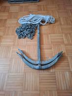 Anker met ketting en touw, Ophalen of Verzenden, Gebruikt, Overige typen