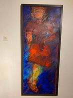 Wachtende Vrouw in Blauw, schilderij van Ad vd Brink., Ophalen